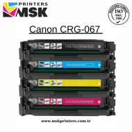 Canon CRG-067 Muadil Toner Seti Chipli