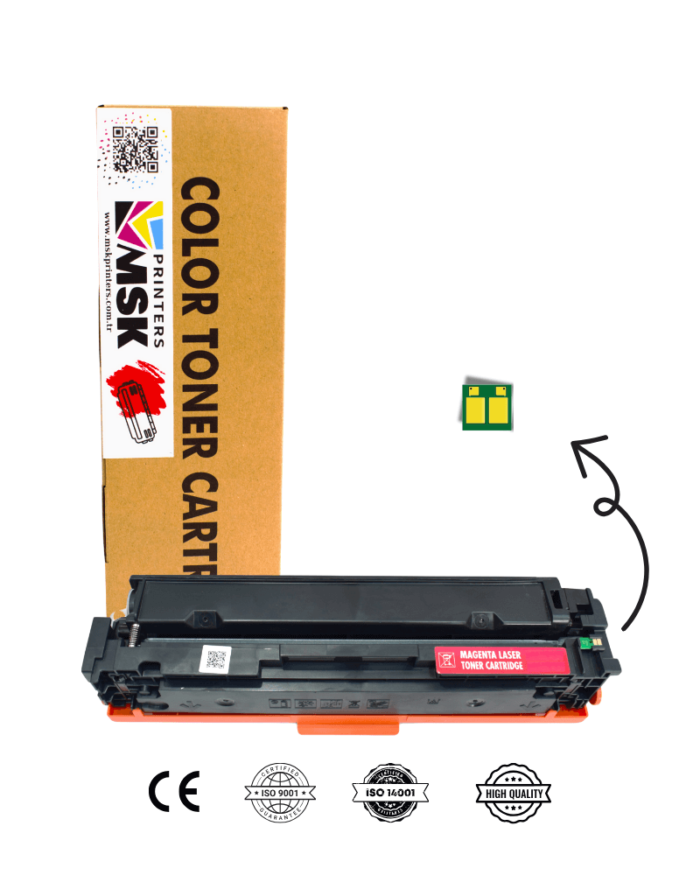 Canon CRG-045 Muadil Kırmızı Toner