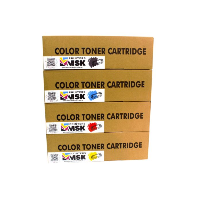 HP 201A (CMYK) Muadil Toner Seti Tüm Renkler