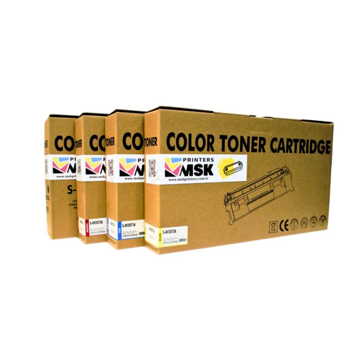 Hp 117A Renkli Çipli Muadil Toner Seti