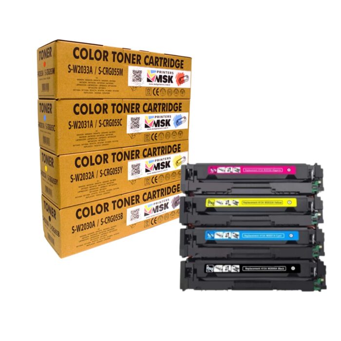Canon CRG-055 Muadil Toner Seti Çipsiz