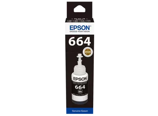 Epson 664 Orjınal Sİyah Mürekkep C13T66414A