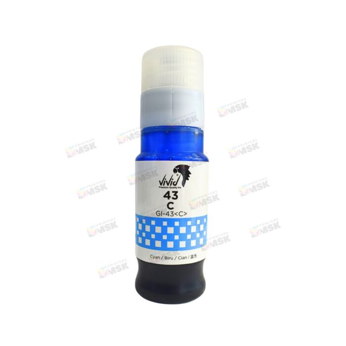 Canon GI-43 Muadil Mavi Mürekkep 70 ml