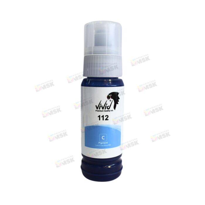Epson 112 Muadil Mavi Mürekkep 70 ml Vivid Mürekkep