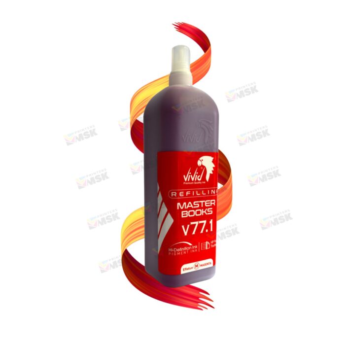 Hp Vivid V77.1 Pigment Kırmızı Mürekkep 1 Litre