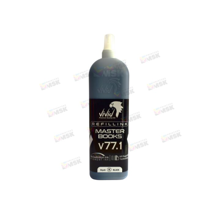 Hp Vivid V77.1 Pigment Siyah Mürekkep 1 Litre