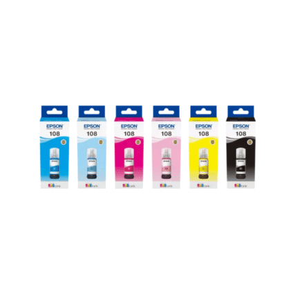 EPSON 108 Orjinal 6'lı Mürekkep Seti