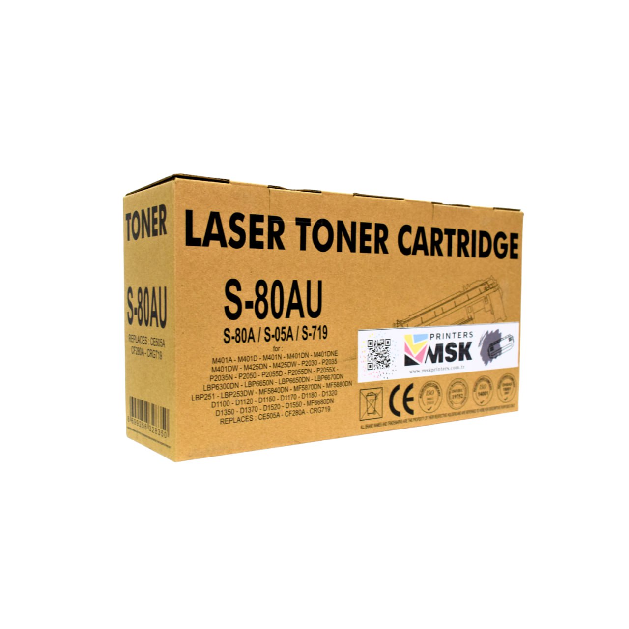 HP 80A-CF280A Uyumlu Siyah Toner