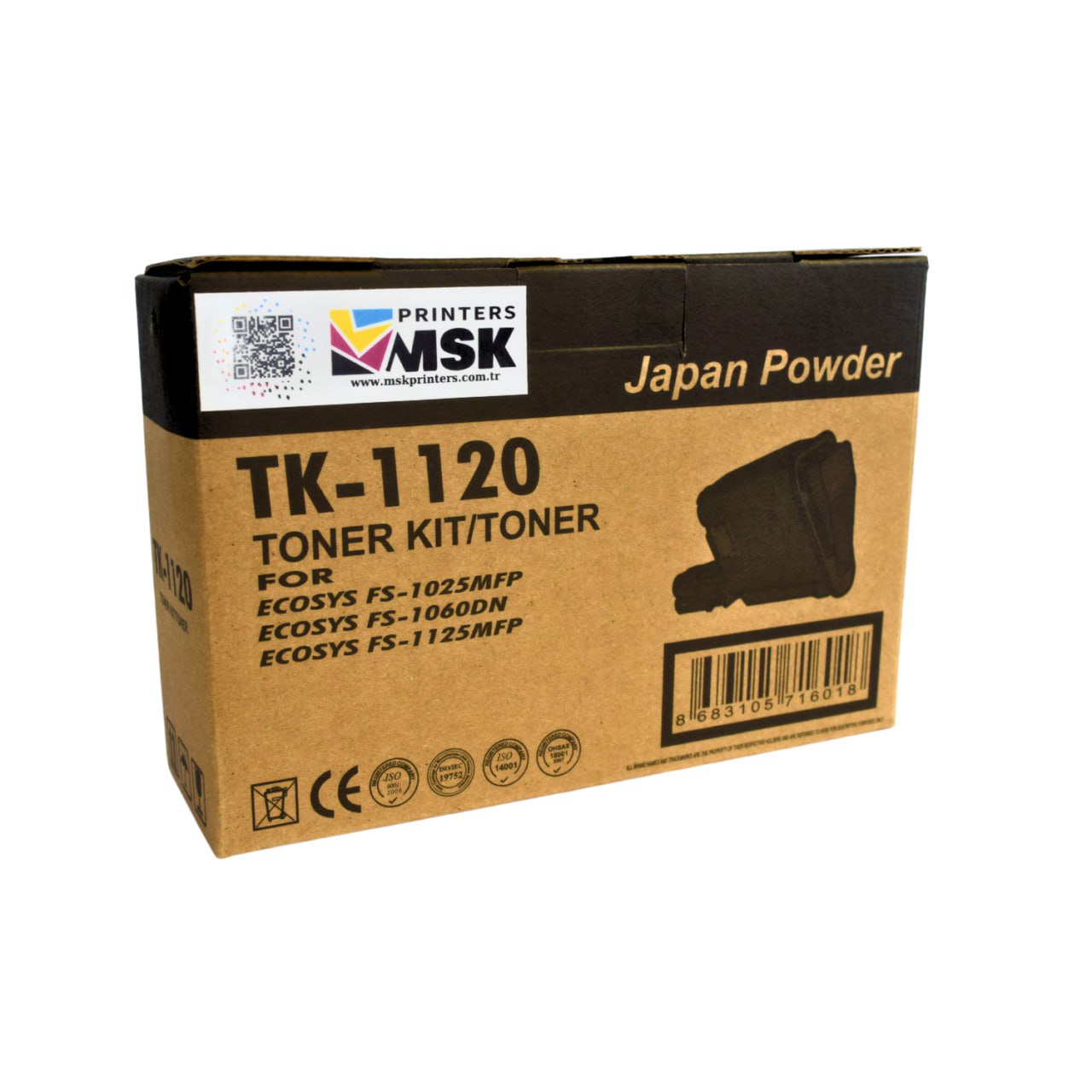 Kyocera TK-1120 Uyumlu Siyah Toner