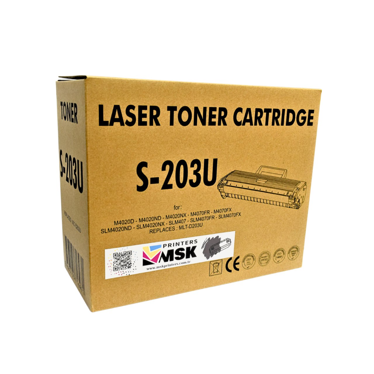 Samsung Mlt-D203U Uyumlu Siyah Toner