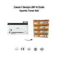 Canon İ-Sensys LBP-612cdw Uyumlu Toner Seti