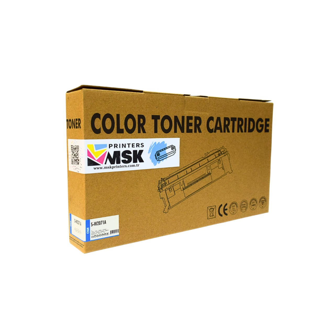 Hp 117A Uyumlu Mavi Çipli Toner