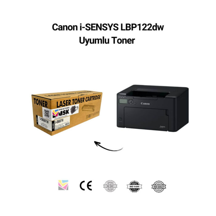 Canon i-SENSYS LBP122dw Uyumlu Siyah Toner