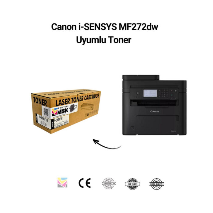 Canon i-SENSYS MF272dw Uyumlu Siyah Toner