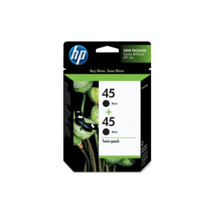 HP 45 2li Siyah Orjinal Kartuş
