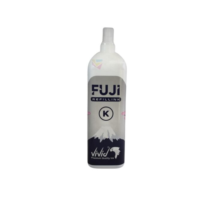 Vivid Fuji Dye Siyah Mürekkep 1 Litre