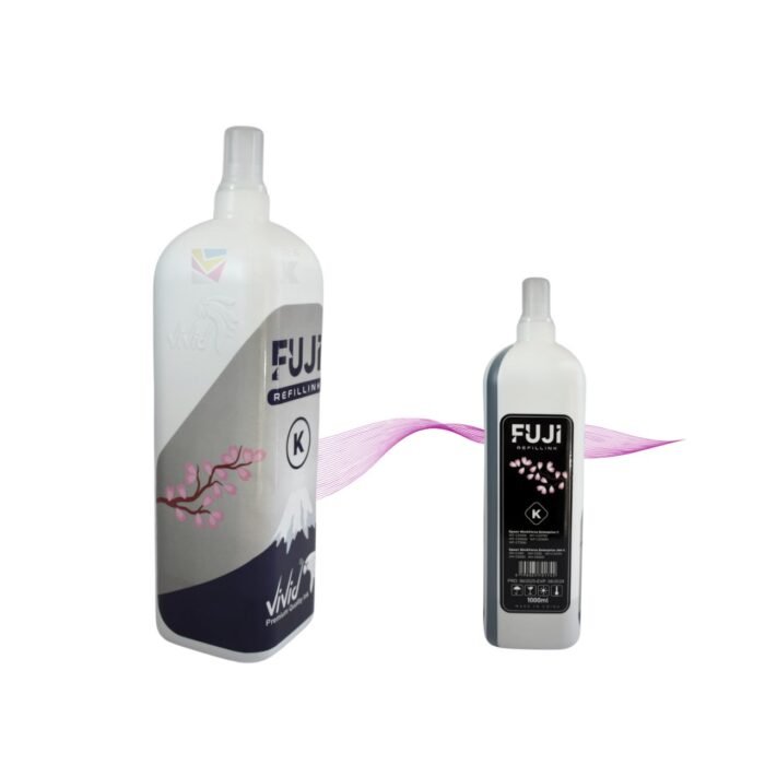 Vivid Fuji Dye Siyah Mürekkep 1 Litre