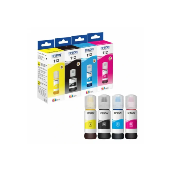 Epson 112 Orjinal Mürekkep Seti (Tüm Renkler)