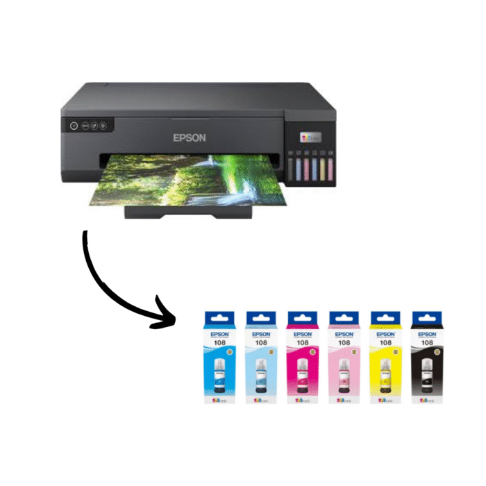 EPSON L18050 Orjinal 6'lı Mürekkep Seti
