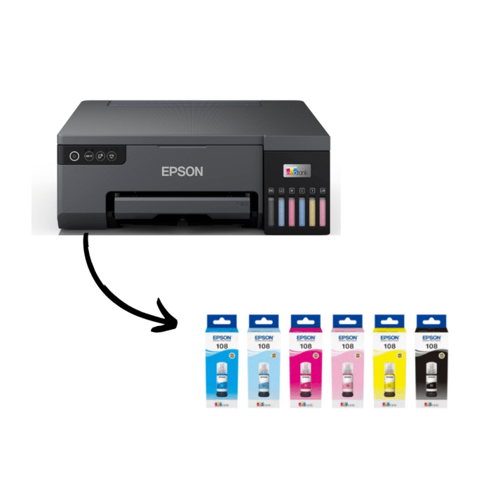 EPSON L8050 Orjinal 6'lı Mürekkep Seti