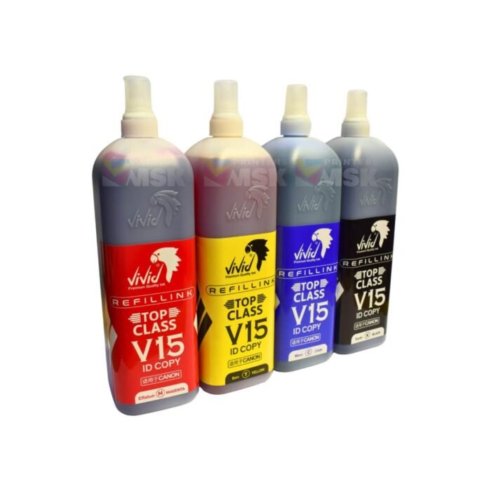 Vivid V15 Dye Mürekkep Seti 4×1 Litre