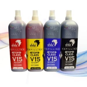 Vivid V15 Dye Mürekkep Seti 4×1 Litre