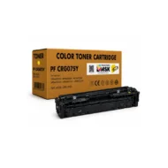 Canon CRG-075 Uyumlu Çipli Sarı Toner