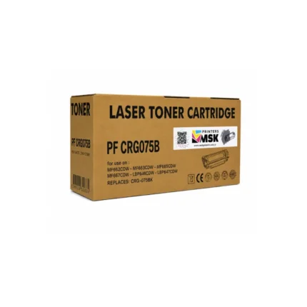 Canon CRG-075 Uyumlu Çipli Siyah Toner