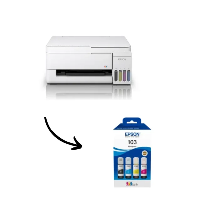 Epson EcoTank L3356 Orjinal Mürekkep Seti (Tüm Renkler)