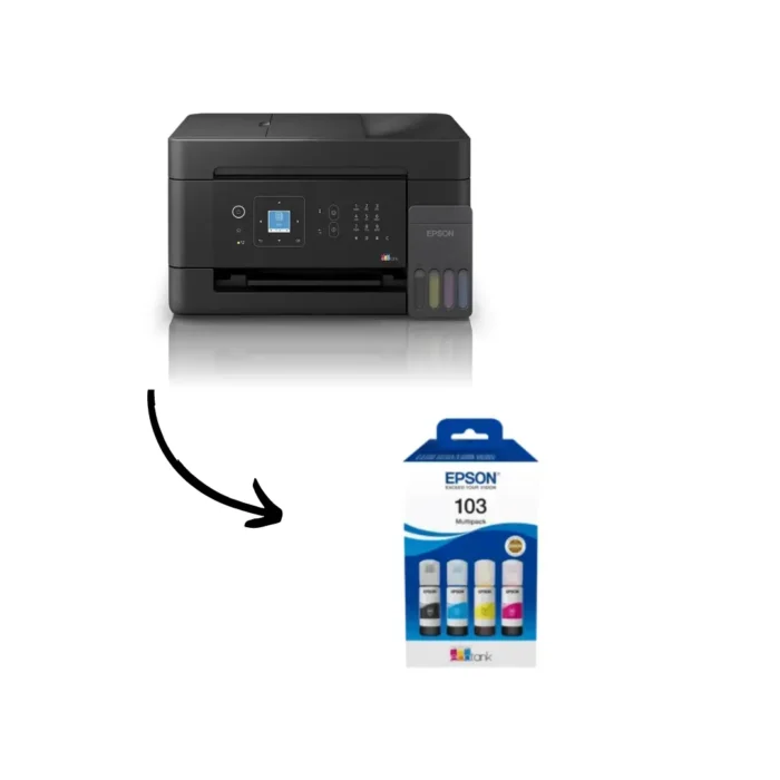 Epson EcoTank L5390 Orjinal Mürekkep Seti (Tüm Renkler)