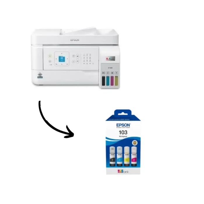 Epson EcoTank L5396 Orjinal Mürekkep Seti (Tüm Renkler)