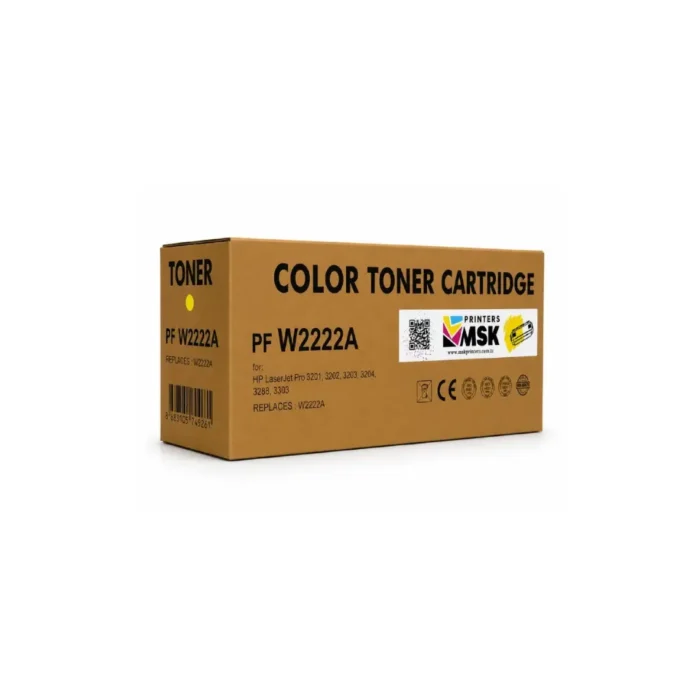 HP 222A W2222A Muadil Sarı Toner (Çipsiz)