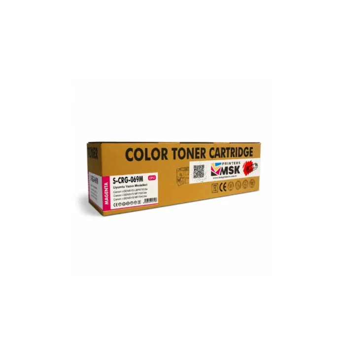Canon CRG-069 Uyumlu Kırmızı Toner (Çipli)