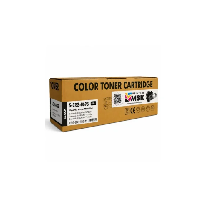 Canon CRG-069 Uyumlu Siyah Toner (Çipli)