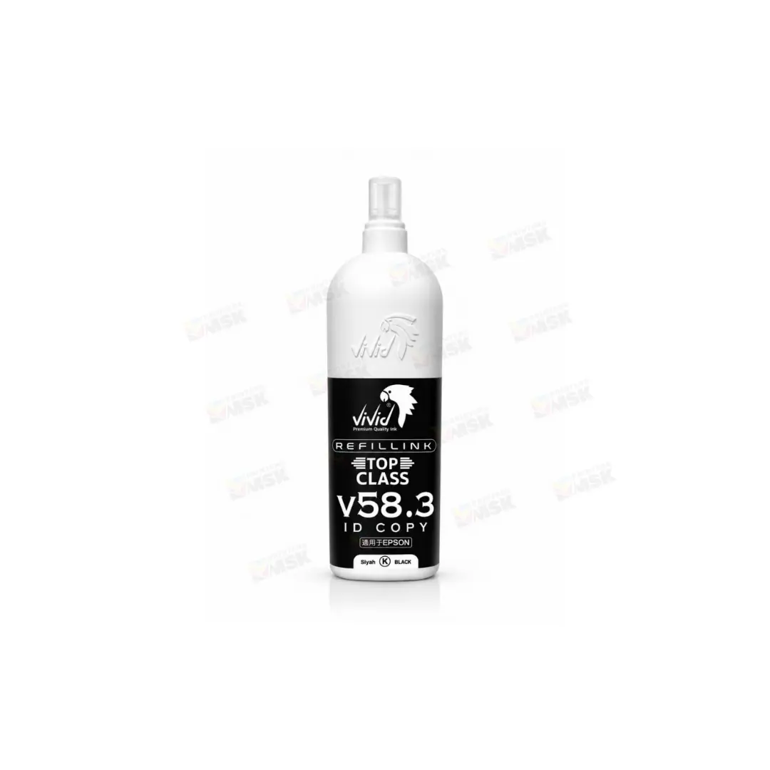 Epson Vivid 58.3 Dye Siyah Mürekkep 1 Litre Epson Vivid 58.3 Dye Siyah Mürekkep 1 Litre