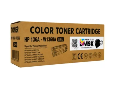 HP 136A-W1360A Çipli Muadil Siyah Toner