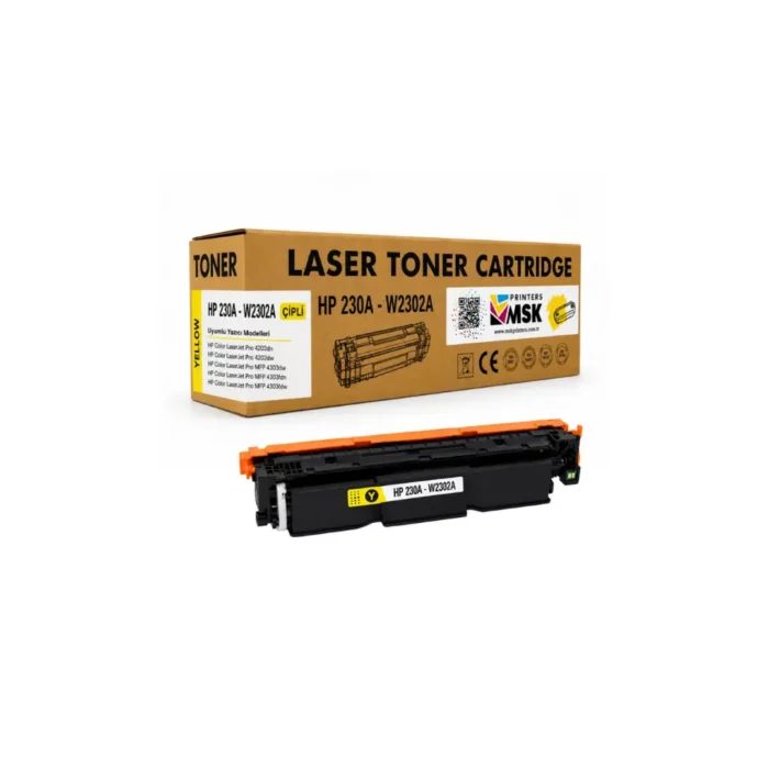 HP 230A Çipli Muadil Sarı Toner