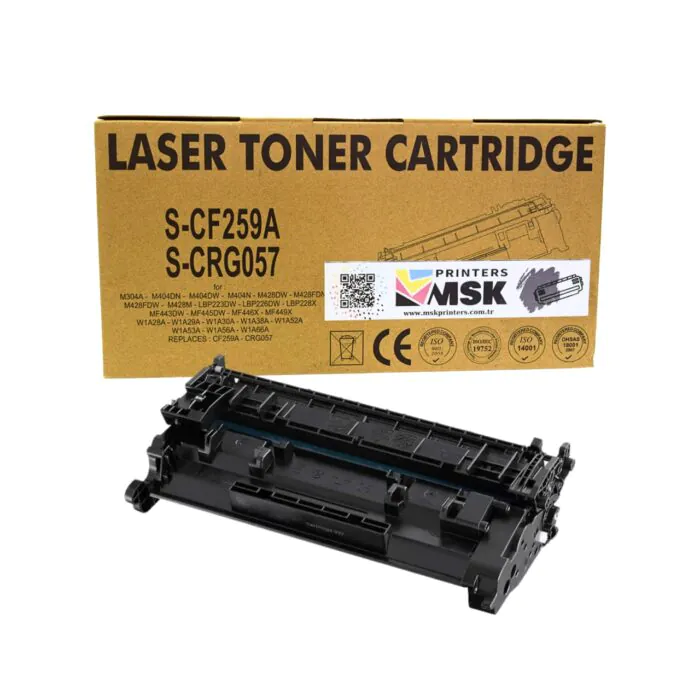 HP 59X-CF259X Siyah Muadil Toner Chipsiz