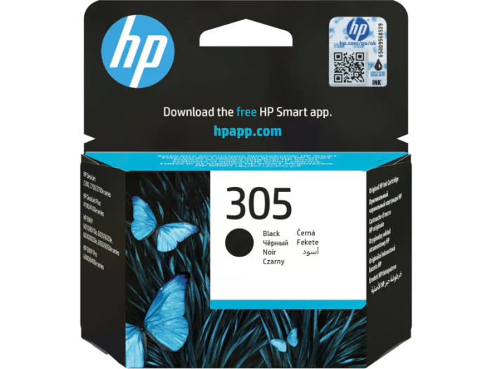 HP 305 SİYAH MÜREKKEP KARTUŞU (3YM61AE) - Görsel 1