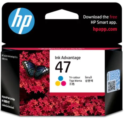 HP 47 Mürekkep Kartuşu Üç Renkli 6ZD61AE