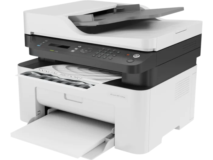 HP Laser MFP 137fnw, Baskı, Fotokopi, Tarama, Faks Yazıcı 4ZB84A - Görsel 2