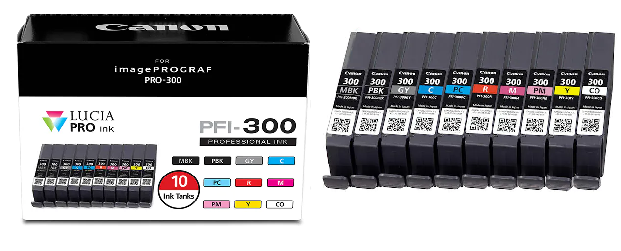 Canon PIXMA PRO-300 PFI-300 Kartuş Seti