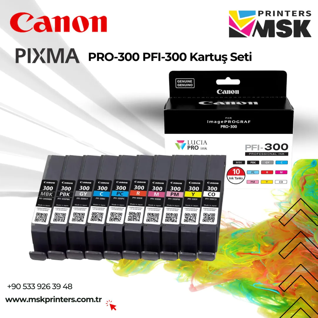CANON PRO 300 MSK PRİNTERS CANON PRO 300 MSK PRİNTERS