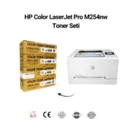 HP Color LaserJet M254nw Uyumlu Çipli Toner Seti