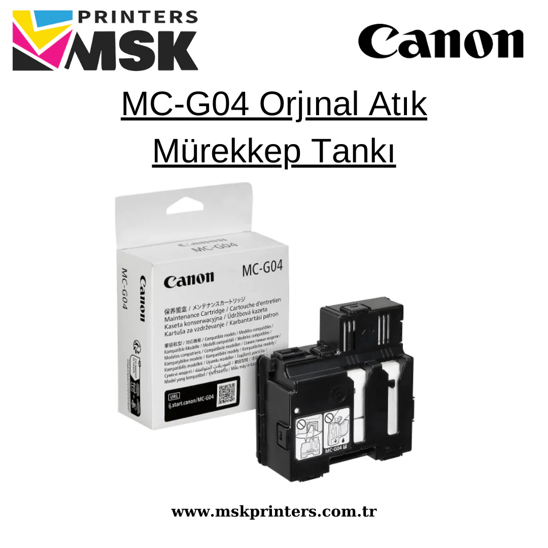 MC-G04 Orjınal Atık Mürekkep Tankı MC-G04 Orjınal Atık Mürekkep Tankı