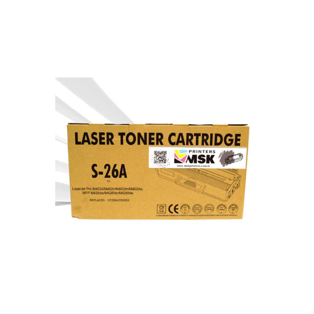 Hp 26A CF226A Uyumlu Siyah Toner