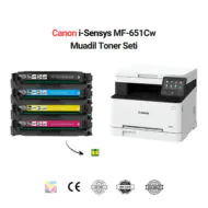 Canon i-Sensys MF-651Cw Uyumlu Toner Seti Çipli