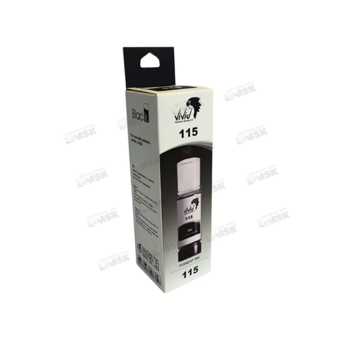 Epson 115 Muadil Pigment Siyah Mürekkep 70 ml