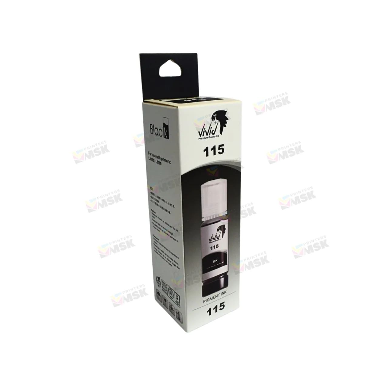 Epson 115 Muadil Pigment Siyah Mürekkep 70 ml Epson 115 Muadil Pigment Siyah Mürekkep 70 ml