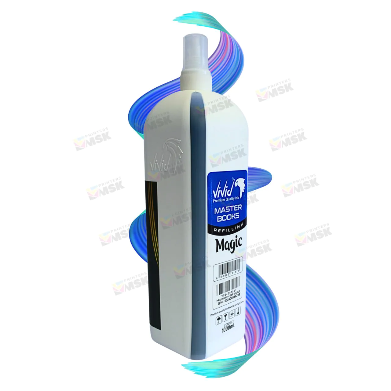 Hp Vivid Magic Dye Mavi Mürekkep 1 Litre (2) Hp Vivid Magic Dye Mavi Mürekkep 1 Litre